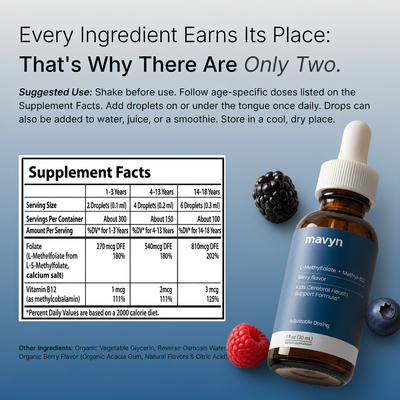 Mavyn Kids Methylfolate